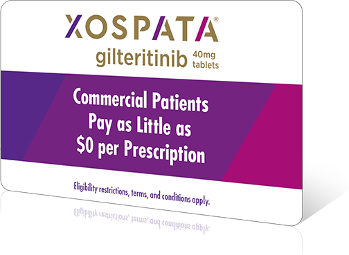 XOSPATA® (gilteritinib) Copay Card.