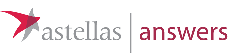 Astellas logo.